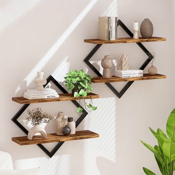 LOVEWE Quad-sided Floating Shelves