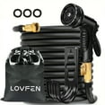 LOVFEN Garden hose 100 FT, with expandable garden hose, retractable