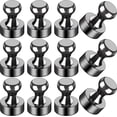 thumbnail image 1 of Jimin 12Pcs Black Fridge Magnets, Small and Strong Magnets for Whiteboard, Office, Classroom, Map, Kitchen, 1 of 7