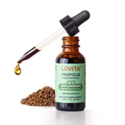 Lovita Bee Propolis Liquid Extract, 18% Bioflavonoids, Alcohol-Free, 1 fl oz