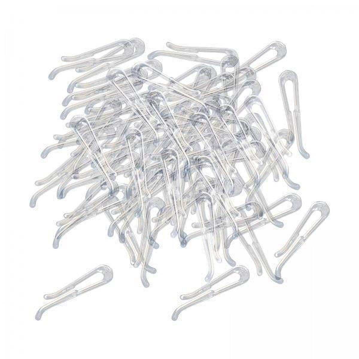 LOVIVER 2 X 200 X Transparent Alligator Clips, Shirt Clip, Clothespins