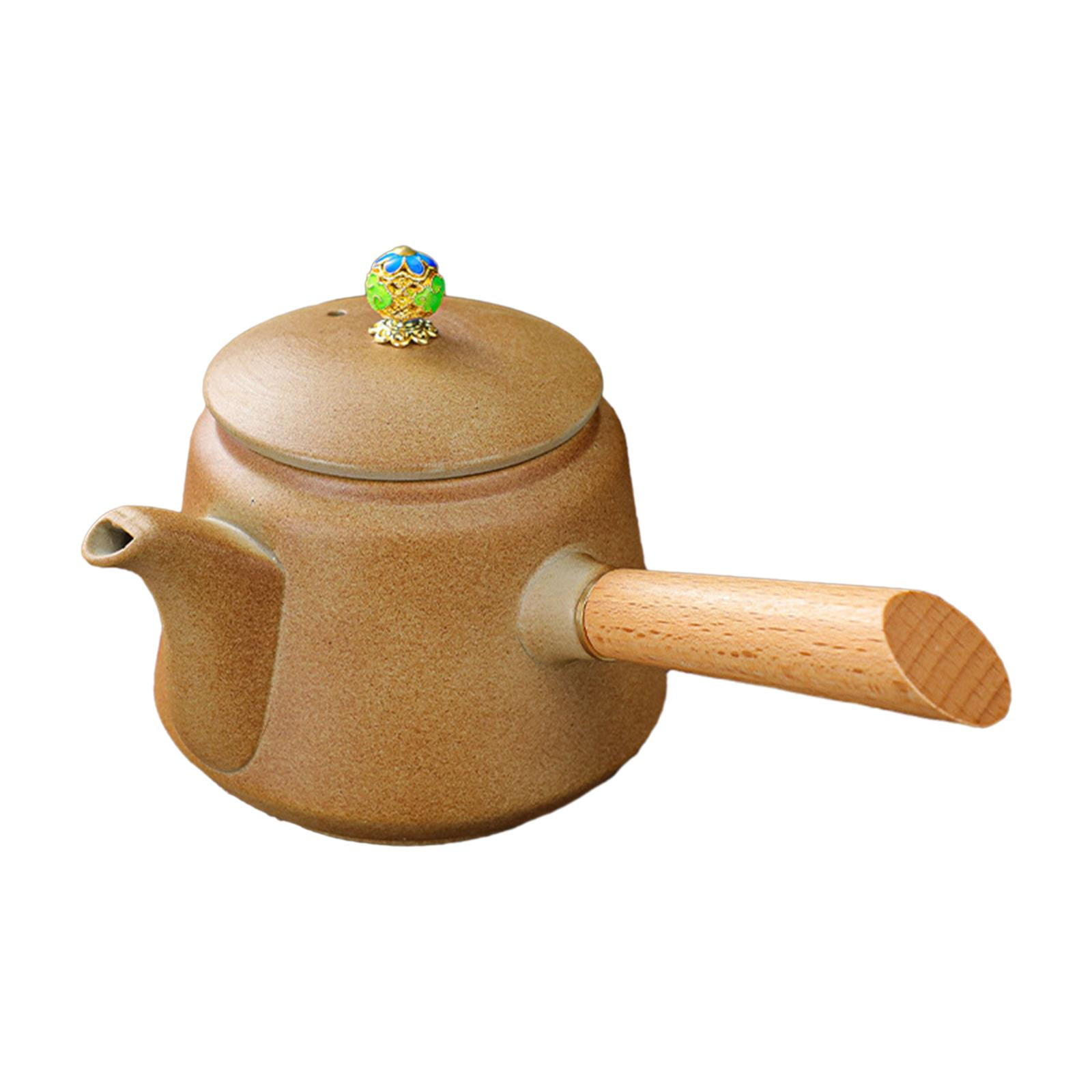 LOVIVER 300ml Ceramic Teapot Tea Infuser Chinese Traditional Teapot