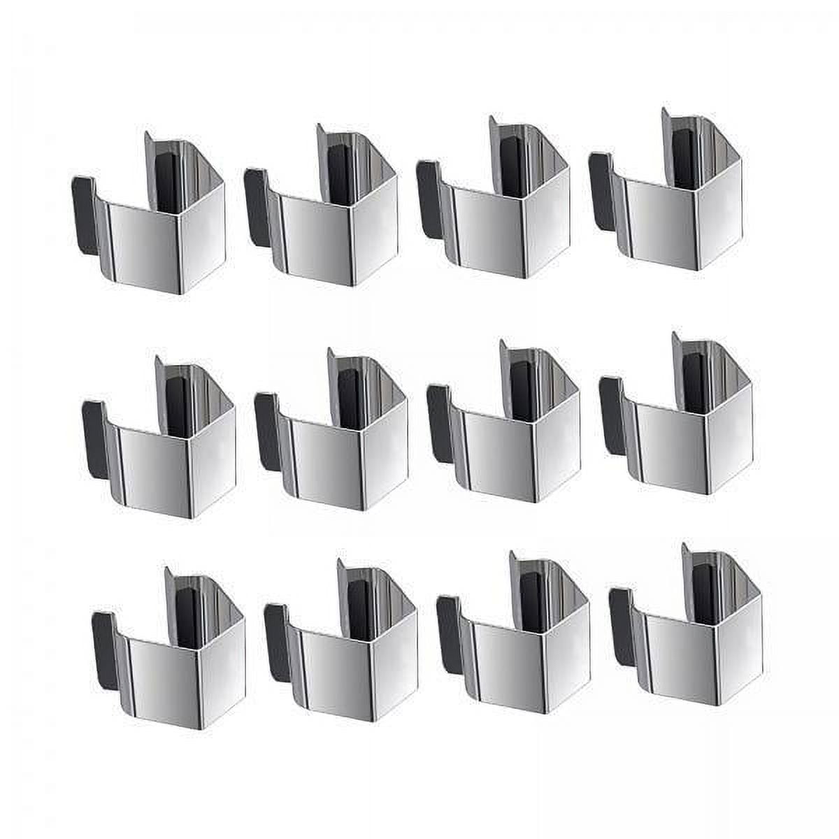 JCBIZ 20-Pack Stainless Steel Screen Door Clips - Flexible Retainer Clips For Window & Door Screens
