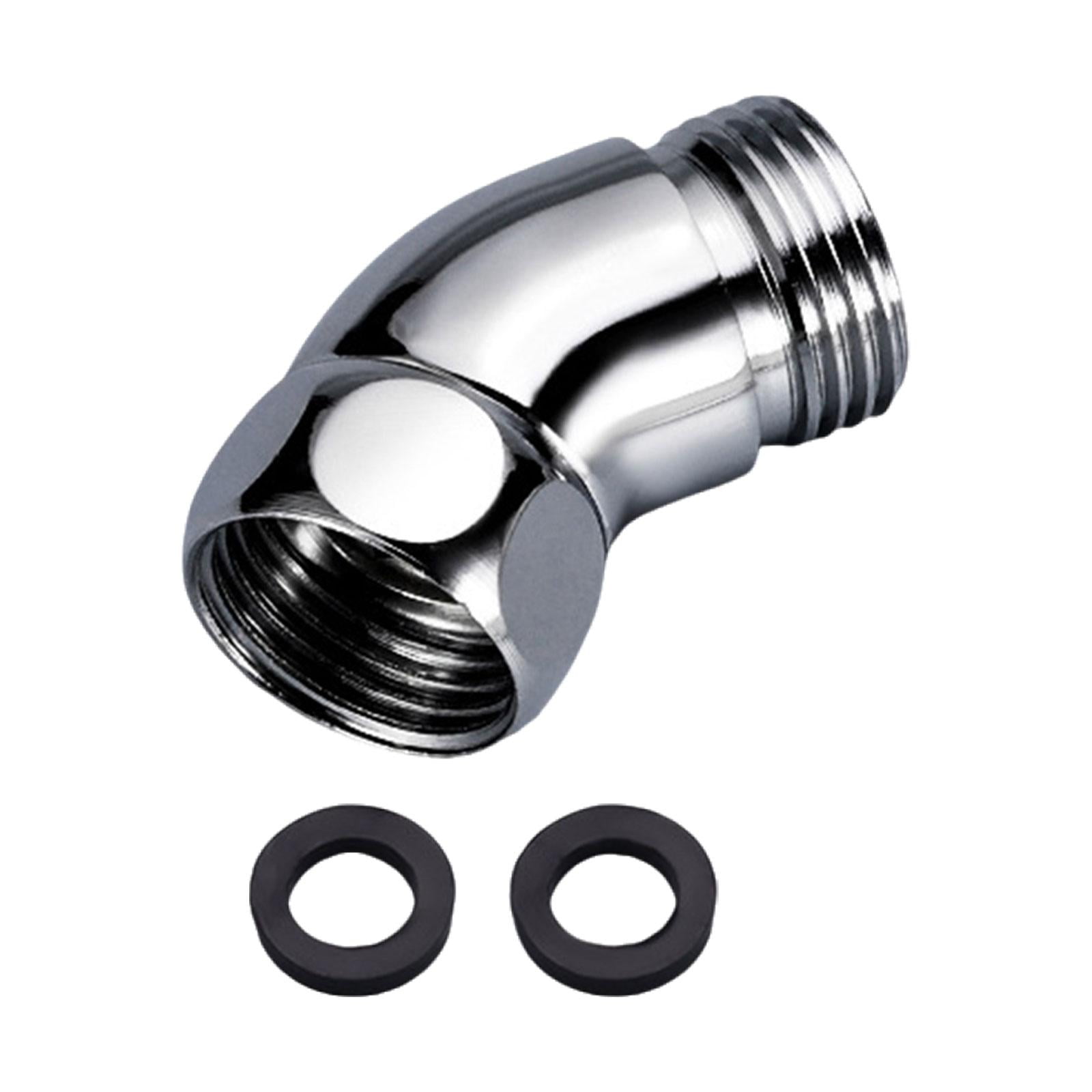 Shower Elbow Adapter – G1/2in Brass 135-Degree Wall Mount, For Handheld Showerheads & Hoses