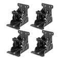 LOVIVER 4 Pieces Folding Self Brackets Lock Extension Hardware for