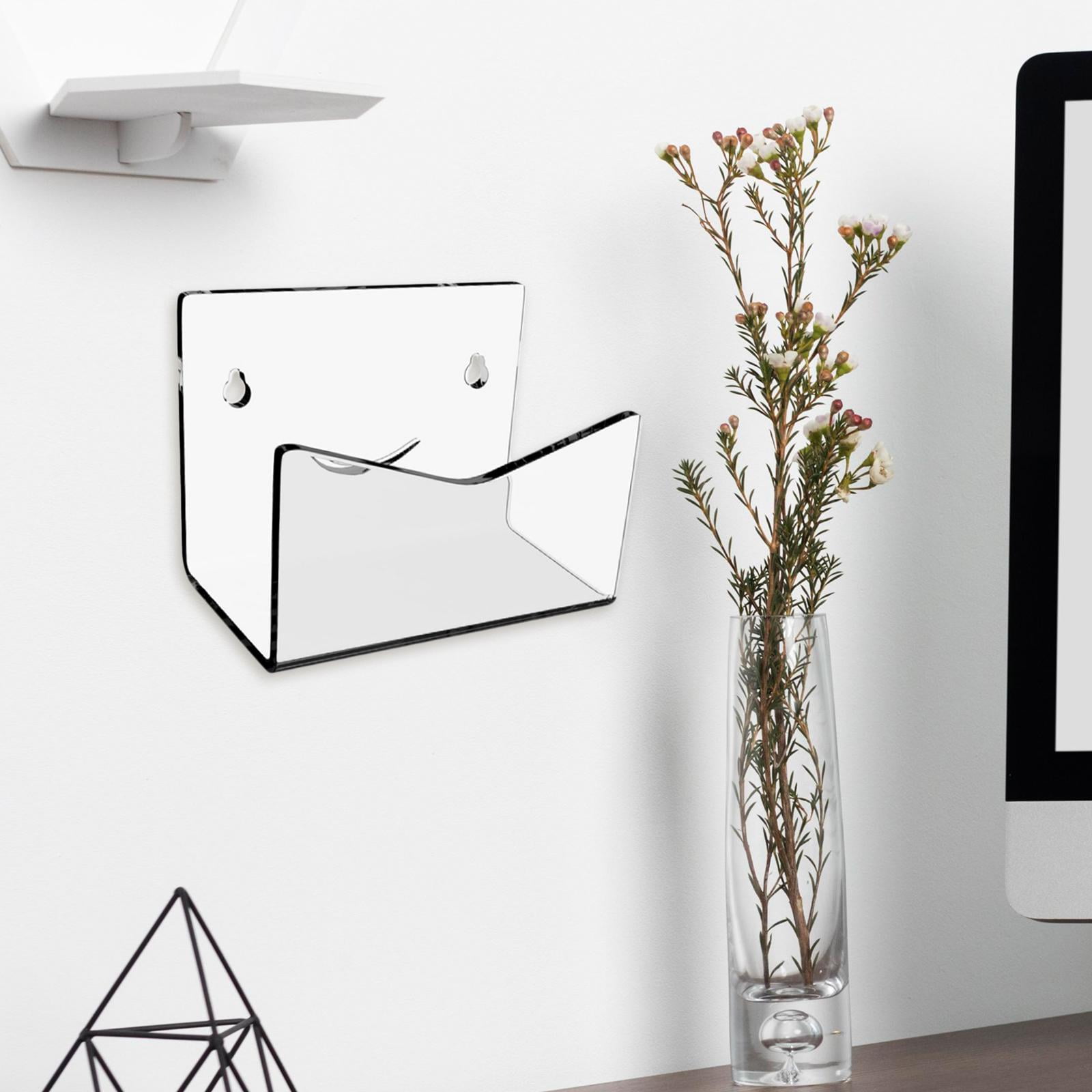 LOVIVER Acrylic Mail Holder Desk Envelope Holder Clear Lightweight Mail