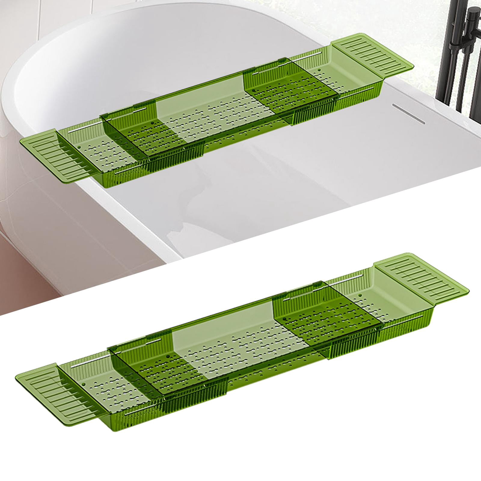 LOVIVER Bathtub Tray Bath Tray Book Stand Acrylic for Reading Laptop ...