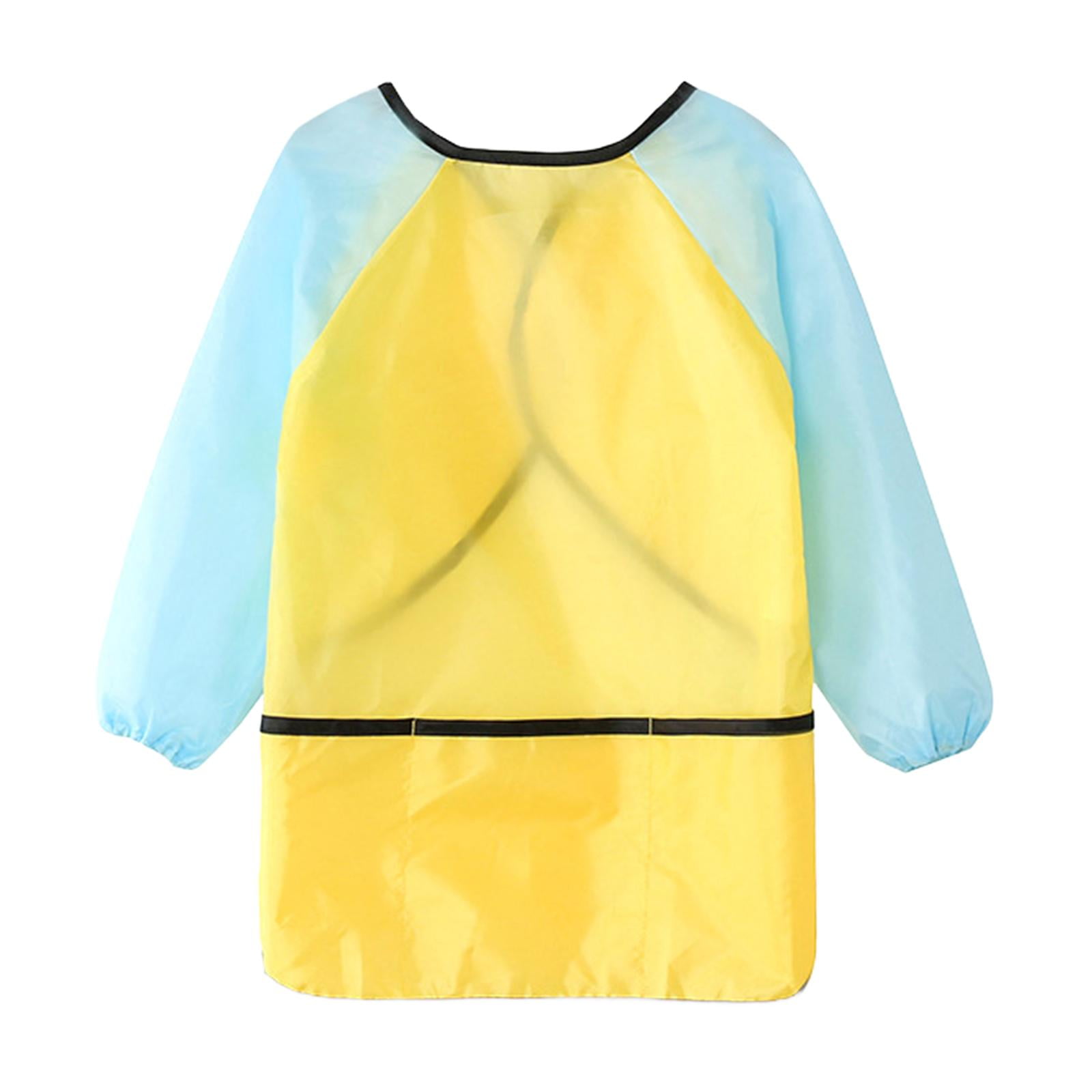 LOVIVER Children Painting Apron Paint Smock Kids Art Apron Bright Color Easy to s Painting Apron