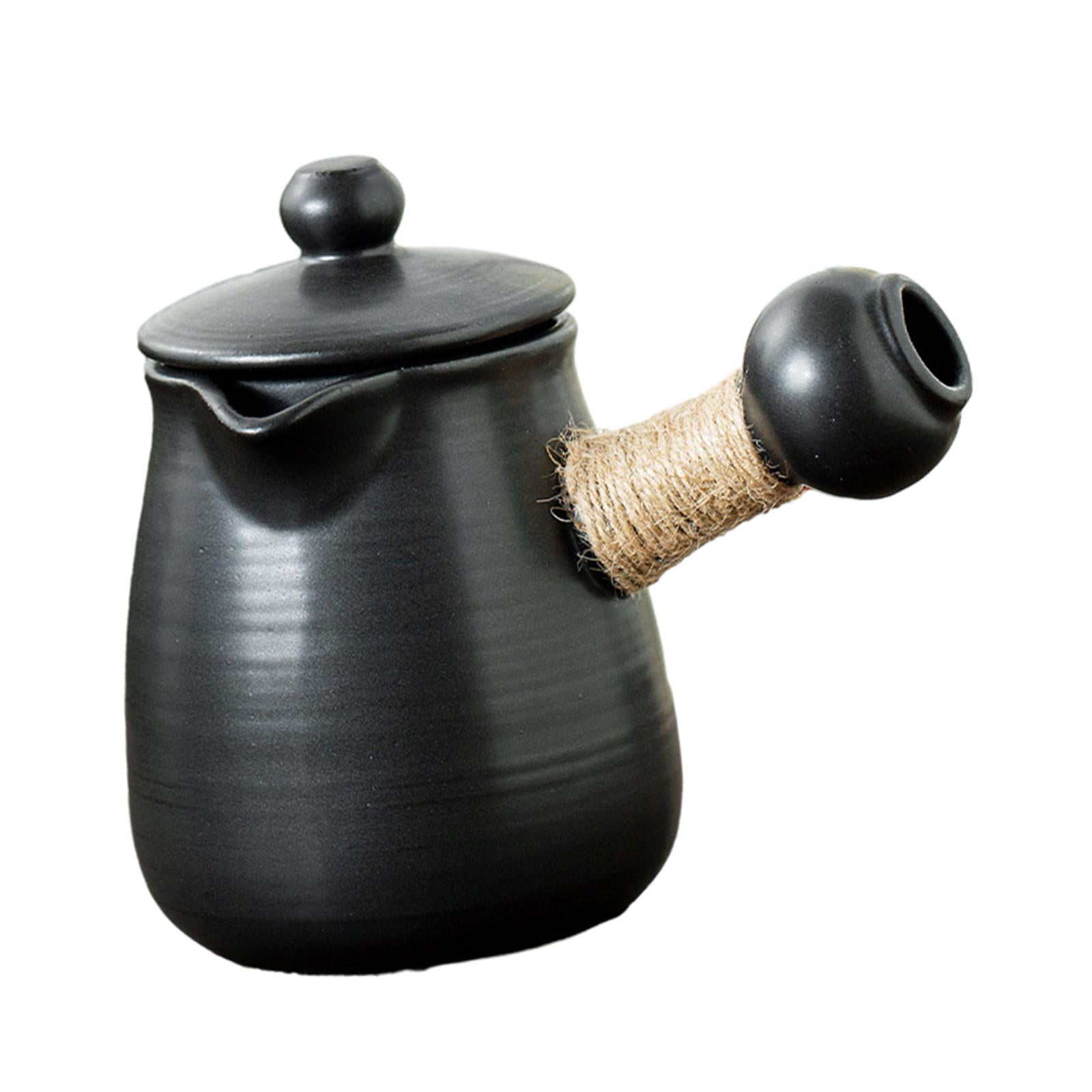 LOVIVER Chinese Ceramic Teapot Tea Kettles Portable for Boiling Hot