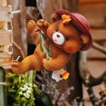 thumbnail image 1 of LOVIVER Climbing Bear Sculpture Resin Statue Cute Easy to Use Decoration Bear Figurine Garden Ornament for Terrace Yard Porch Outdoor Light yellow, 1 of 8