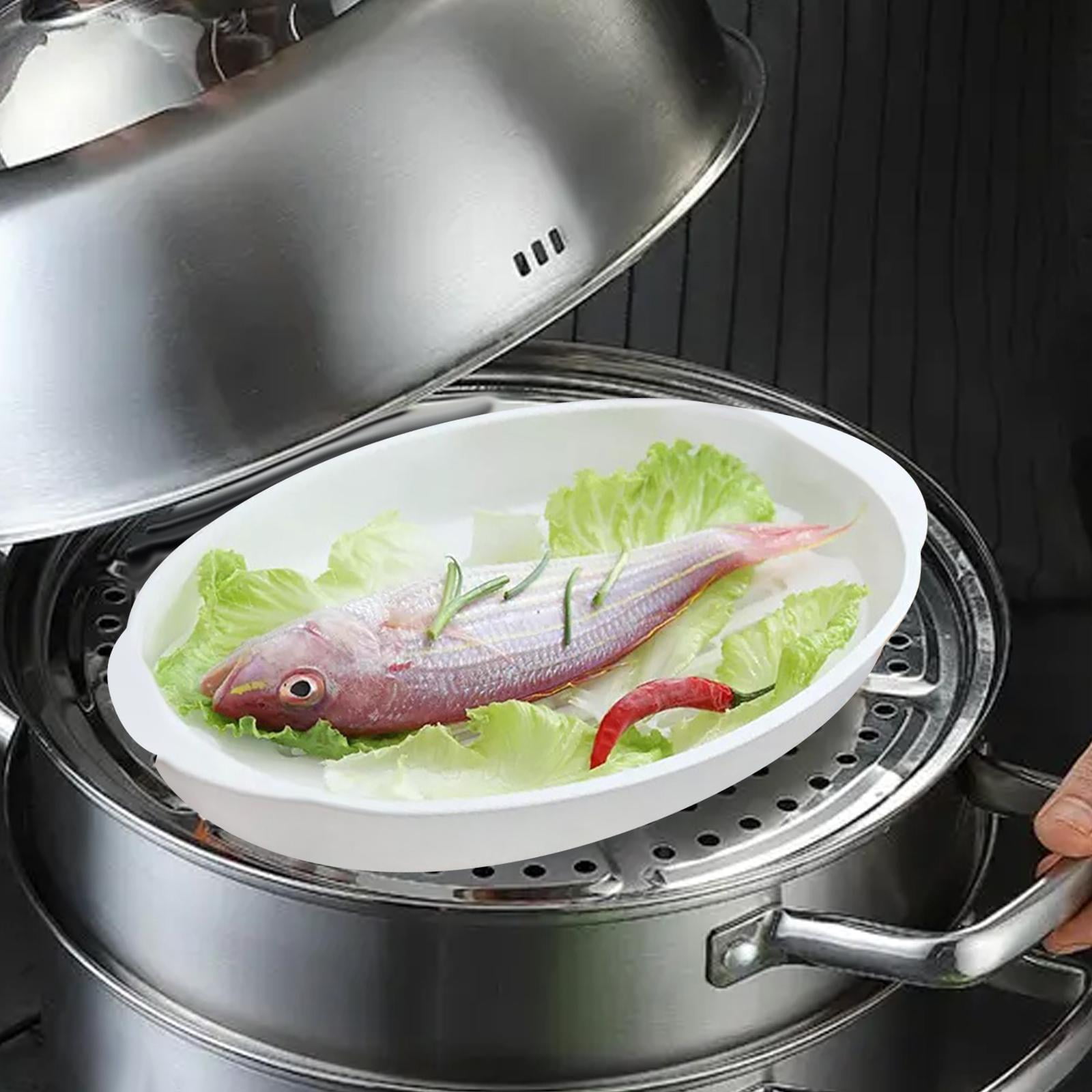 3-Piece Microwave Cookware Set - Steamer, Rice Cooker, And Food Bowl (1QT, 2QT, 3QT), BPA Free