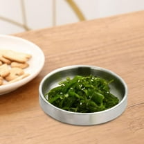 LOVIVER Stainless Steel Soy Sauce Dish, Dipping Sauce Bowls, Soy Sauce Dipping Bowls for Outdoor, Seasoning, Ketchup Sauce Appetizer 11cm