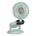 thumbnail image 1 of LOVIVER Table held Fan Personal Fan Desktop Cooling Fan Adjustable Angle Quiet Portable for Office Outdoor Bedroom Indoor Car Green, 1 of 6