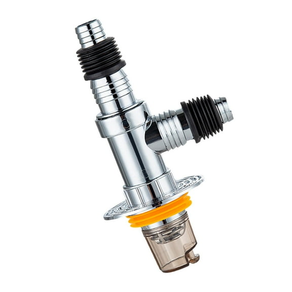 LOVIVER Washing Drain Floor Drain Effective Back Preventer with Pipe Connector Floor Plug for Kitchen Sink Basement tee way