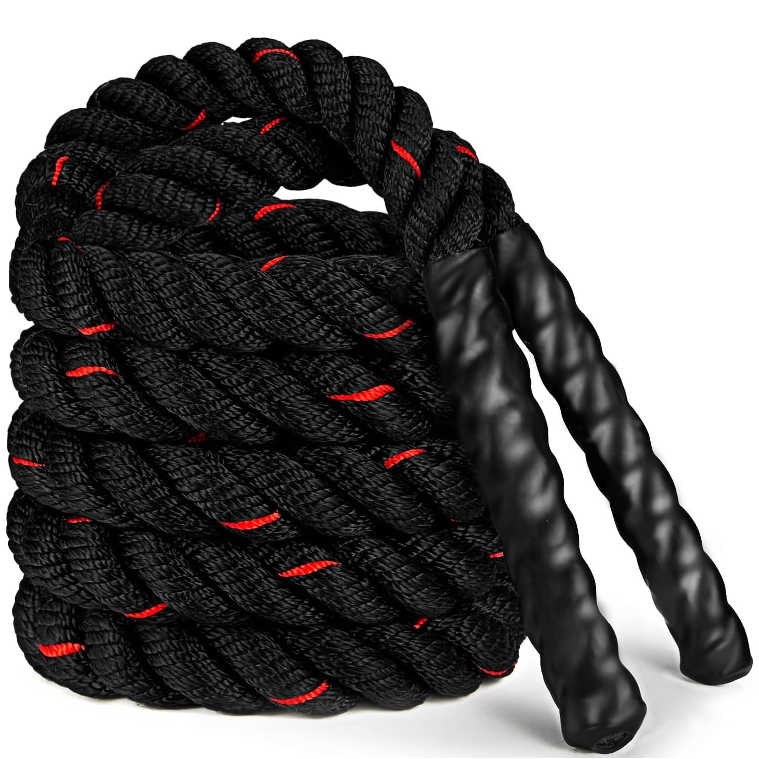 Red Ropes Men LOVJOYSE Jump Rope, Weighted Jump Ropes for Men women, 2.8lb Heavy ...