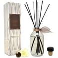 thumbnail image 1 of Reed Diffuser Set, Smoked Vanilla Scented Oil Diffuser with Sticks, Home Fragrance Accessories for Bathroom Shelf Decor, Aroma Diffusers for Home or Office Fall Decor, USA Made, 1 of 3