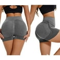 thumbnail image 1 of LOVZFMLL Athletic Workout Shorts for Women High Waisted Tummy Control Breathable Quick Drying Stretchy Yoga Gym Activewear Shorts Gray XXL, 1 of 9
