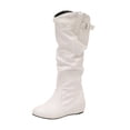 thumbnail image 1 of LOVZFMLL Boots for Women Mid Calf Winter Boots Round Toe Slip Resistant Flat Heel Height Increase Casual Fall Winter Shoes, 1 of 7