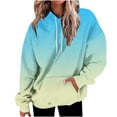 thumbnail image 1 of LOVZFMLL Essentials Hoodie Gradient Color Long Sleeve Loose Fit Pullover Fall Clothes 2025 Women Fashion Casual Comfort Streetwear Hooded Sweatshirt, 1 of 4