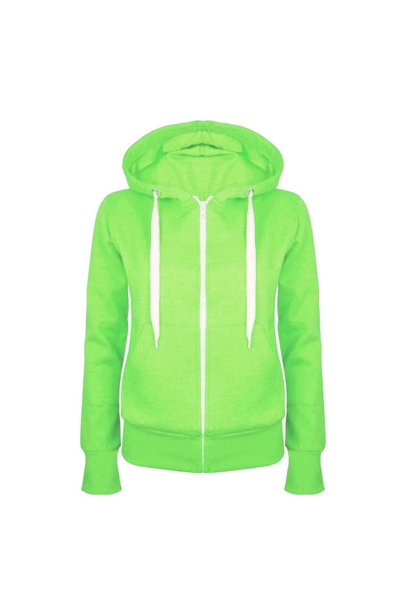 Essentials Hoodies for Women Full Zip Up Casual Sweatshirt Loose Fit Long Sleeve Pullover for Fall with Pockets