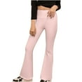 thumbnail image 1 of LOVZFMLL Girls Leggings Flare-Leg Slim Fit Stretchy Yoga Pants Activewear Sweatpants Casual Full Length Pants Little Girls Clothes 6-7 Years, 1 of 4