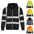 thumbnail image 1 of LOVZFMLL Hoodies for Men Reflective High Visibility Safety Hooded Sweatshirts Pullover Jacket for Workers Surveyors, 1 of 7