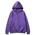 thumbnail image 1 of LOVZFMLL Hoodies for Men, Solid Classic Hooded Sweatshirt, Casual Everyday Essential Versatile, Loose Fit Fall Clothes Outerwear, 1 of 6
