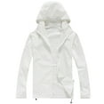 thumbnail image 1 of LOVZFMLL Hoodies for Men, Solid Color Sun Protection Waterproof Outdoor Full Zip-Up Hooded Jacket Outerwear Fall Clothes, 1 of 5