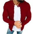 thumbnail image 1 of LOVZFMLL Jackets for Men Relaxed Fit Full Zip Up Cardigan Long Sleeve Casual Solid Color Jackets Fall Spring Coat Outwear, 1 of 4