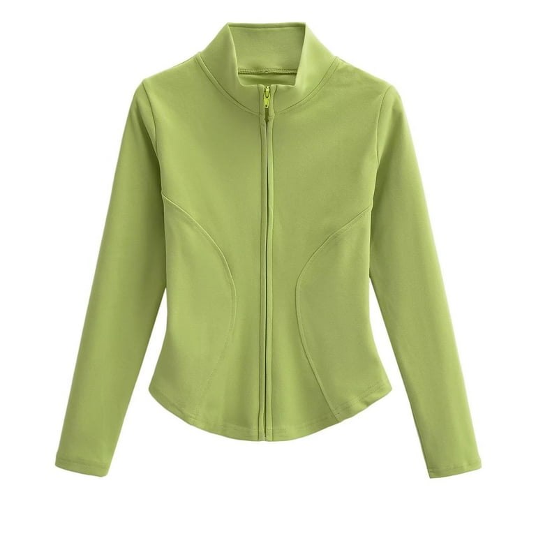 LOVZFMLL Jackets for Women Open Front Long Sleeve Cardigan for