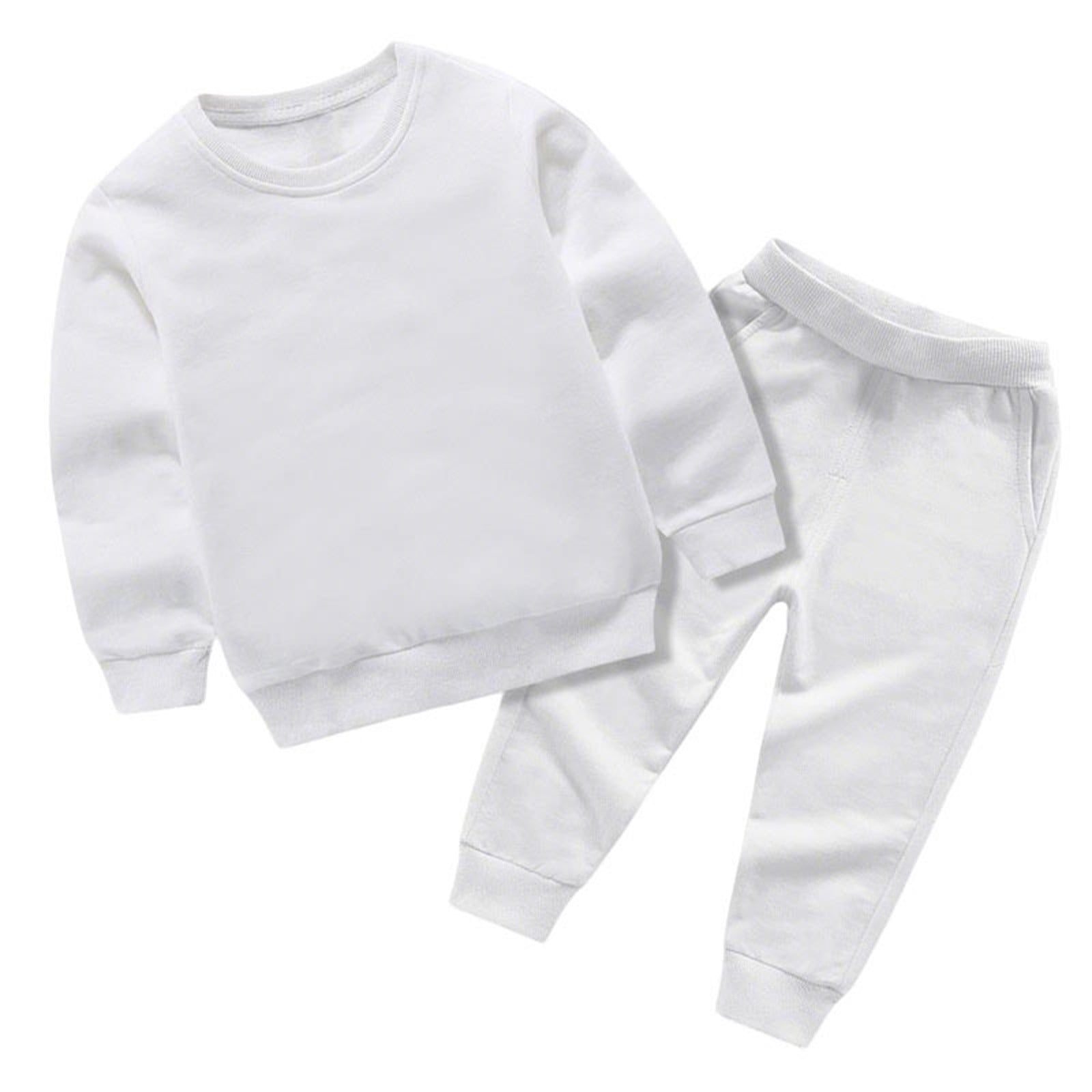Babysoy Organic Long Sleeve Lounge Set - 2-Piece PJ Playwear For Babies And Toddlers