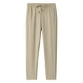 thumbnail image 1 of LOVZFMLL Men's Joggers Athletic Pants, Summer Relaxed Fit Quick Dry Breathable Flowy and Comfy Solid Running Sweatpants for Men with Pockets Khaki 3XL, 1 of 4
