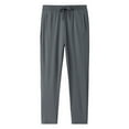 thumbnail image 1 of LOVZFMLL Men's Joggers Athletic Pants, Summer Relaxed Fit Quick Dry Breathable Flowy and Comfy Solid Running Sweatpants for Men with Pockets Gray L, 1 of 4