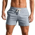 thumbnail image 1 of LOVZFMLL Men's Shorts Workout Athletic Gym Shorts Elastic Waist Drawstring Casual Pajama Lounge Shorts with Pockets Gray 2XL, 1 of 6