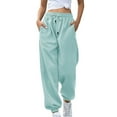 thumbnail image 1 of LOVZFMLL Sweatpants for Women Casual Comfort Soft Running Active Jogger Pants Loose Elastic Waist Pajamas Lounge Pants with Pockets, 1 of 6