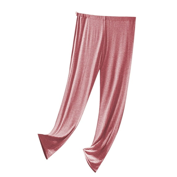 LOVZFMLL Women's Pajama Pants Adjustable Waist Soft Comfy Sleep Bottoms Casual Loose Fit Lounge Pants Loungewear Trouser