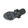 thumbnail image 1 of LOVZFMLL Women's Slide Sandals Hollow Buckle Slip-On Flats Casual Summer Open Toe Slippers Women's Comfort Sandals Black 6, 1 of 9