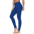 thumbnail image 1 of LOVZFMLL Women's Yoga Pilates Leggings Buttery Soft Shapewear Athletic Tights Full Lenth Pants for Workout Gym Running Cycling Blue A XL, 1 of 6