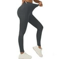 thumbnail image 1 of LOVZFMLL Yoga Leggings for Women High Waisted Butt Lifting Athletic Workout Pants for Gym Running Cycling with Four Pockets Dark Gray XL, 1 of 9