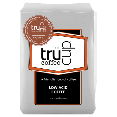 trücup Low-Acid Espresso Blend 2 LB Whole Bean Coffee