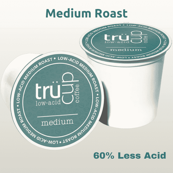 trcup Low Acid Medium Roast Coffee Pods, 48 Ct K-Cups