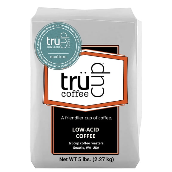 trcup LOW-ACID Medium Roast 5 lb Coarse Grind Coffee