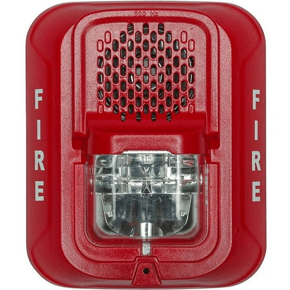 LOW FREQUENCY SOUNDER STROBE, RED WALL
