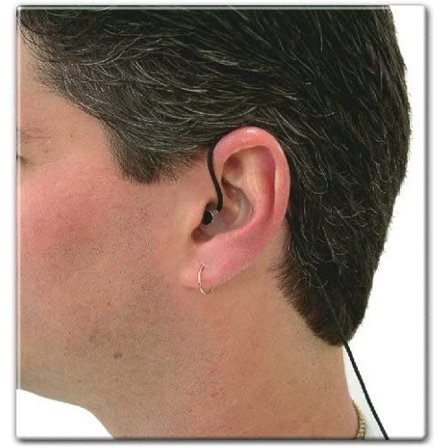 LOW NOISE IN-EAR BINAURAL MICROPHONES - HIGH SENSITIVITY - Black Cables with Straight Connector$$Music