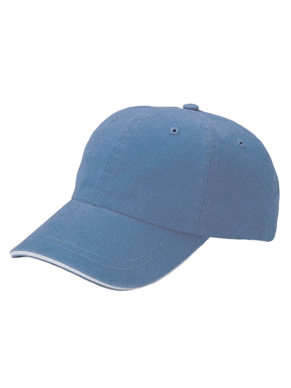 LOW PROFILE(UNS)BRUSHED CANVAS CAP - Blue/White