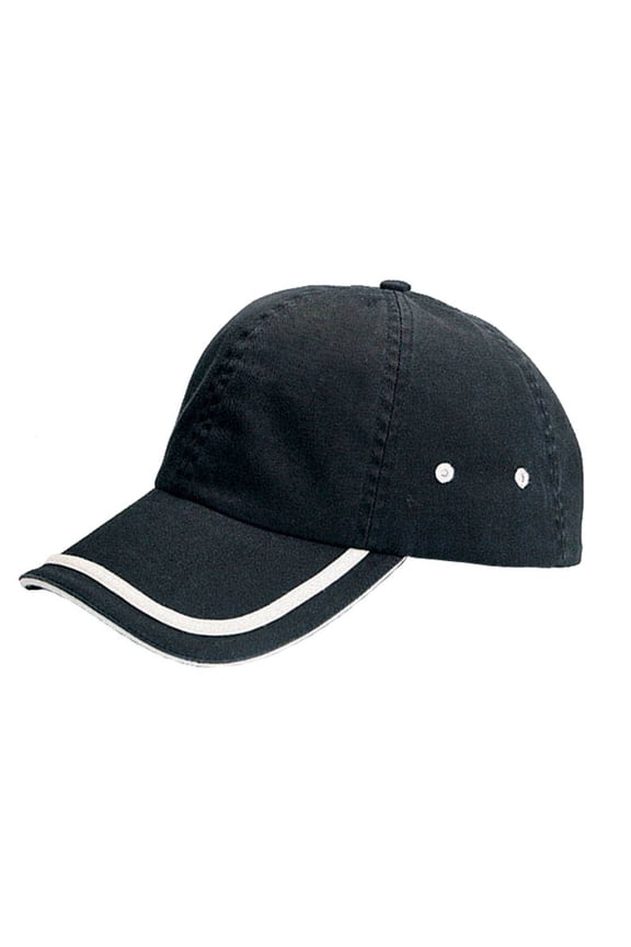 LOW PROFILE (UNS) COTTON WASHED CAP - Black