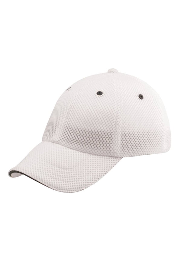 LOW PROFILE (UNS) MESH FITTED CAP, White Navy