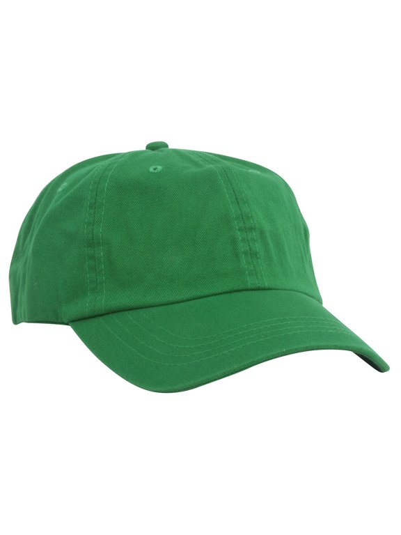 LOW PROFILE(UNS)NORMAL DYED WASHED CAP, Kelly Green