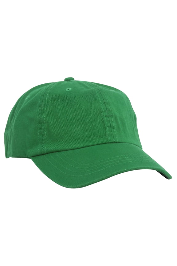 LOW PROFILE(UNS)NORMAL DYED WASHED CAP, Kelly Green
