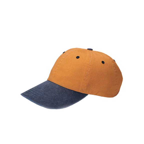 LOW PROFILE(UNS)PIGMENT DYED CAP - Mustard Navy